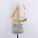 Miu Miu Hand Bag Leather 2way Gray Gold Auth 167877A-33