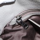 Miu Miu Hand Bag Leather 2way Gray Silver Auth 167878A-24