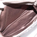 Miu Miu Hand Bag Leather 2way Gray Silver Auth 167878A-29