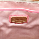 Miu Miu Hand Bag Leather 2way Pink Gold Auth 167879M-23