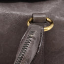 Miu Miu Hand Bag Leather 2way Gray Gold Auth 167881M-19