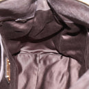 Miu Miu Hand Bag Leather 2way Gray Gold Auth 167881M-22