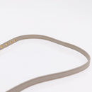 Miu Miu Hand Bag Leather 2way Gray Gold Auth 167882A-15