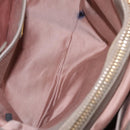 Miu Miu Hand Bag Leather 2way Gray Gold Auth 167882A-27