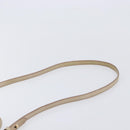 Miu Miu Hand Bag Leather 2way Beige Gold Auth 167884M-10