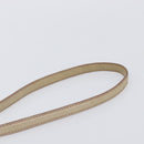 Miu Miu Hand Bag Leather 2way Beige Gold Auth 167884M-11