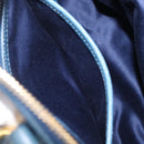 Miu Miu Hand Bag Leather 2way Blue Gold Auth 167885M-29