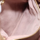 Miu Miu Hand Bag Leather 2way Beige Gold Auth 167886M-28
