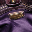 Miu Miu Hand Bag Leather 2way Brown Gold Auth 167887M-23