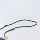 Miu Miu Shoulder Bag Leather Blue Gold Auth 167888A-14