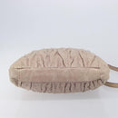 Miu Miu Hand Bag Leather 2way Pink Gold Auth 167890A-14