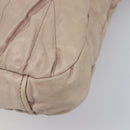 Miu Miu Hand Bag Leather 2way Pink Gold Auth 167890A-15