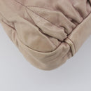 Miu Miu Hand Bag Leather 2way Pink Gold Auth 167890A-18