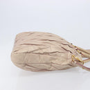 Miu Miu Hand Bag Leather 2way Pink Gold Auth 167890A-4