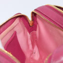 Miu Miu Shoulder Bag Leather Pink Gold Auth 167891A-22