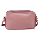 Miu Miu Shoulder Bag Leather Pink Gold Auth 167891A-2