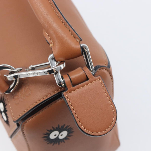 LOEWE x Studio Ghibli Makurokurosuke Puzzle Bag Small Leather 2way Auth 167893SM