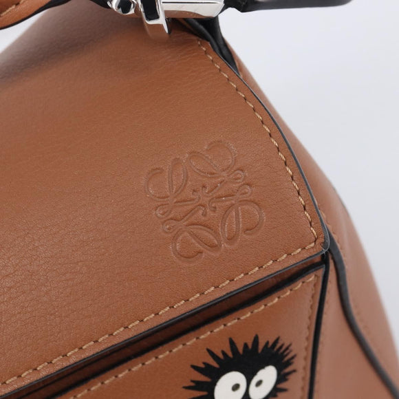 LOEWE x Studio Ghibli Makurokurosuke Puzzle Bag Small Leather 2way Auth 167893SM