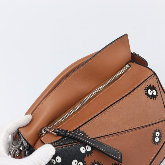 LOEWE x Studio Ghibli Makurokurosuke Puzzle Bag Small Leather 2way Auth 167893SM