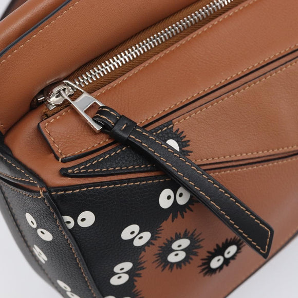 LOEWE x Studio Ghibli Makurokurosuke Puzzle Bag Small Leather 2way Auth 167893SM