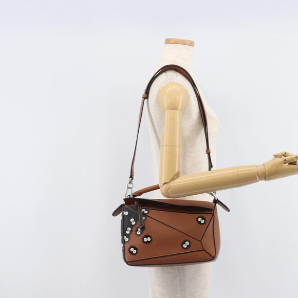 LOEWE x Studio Ghibli Makurokurosuke Puzzle Bag Small Leather 2way Auth 167893SM