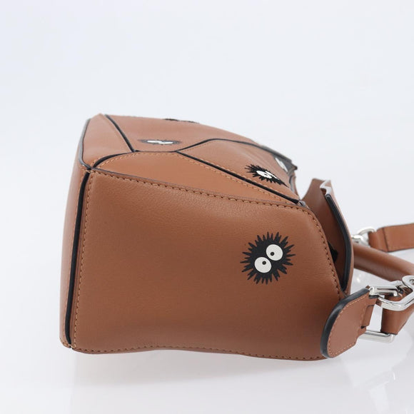 LOEWE x Studio Ghibli Makurokurosuke Puzzle Bag Small Leather 2way Auth 167893SM