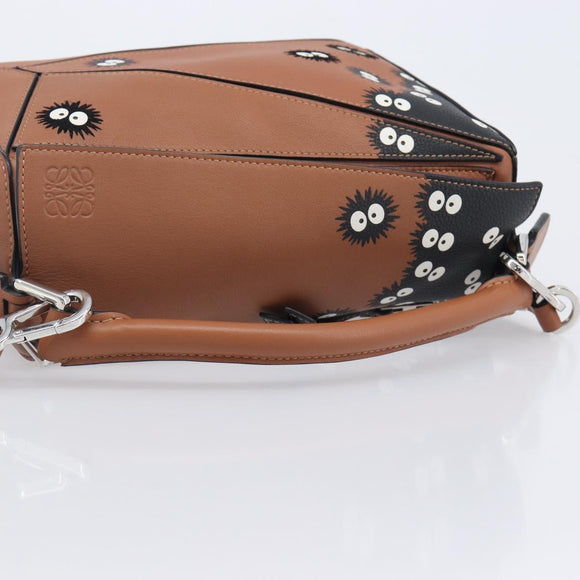 LOEWE x Studio Ghibli Makurokurosuke Puzzle Bag Small Leather 2way Auth 167893SM