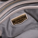 Miu Miu Hand Bag Leather 2way Gray Gold Auth 167897A-23