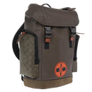 Coach x Michael B. Jordan × NARUTO Backpack Leather Khaki Auth 167899A-1