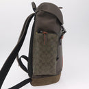 Coach x Michael B. Jordan × NARUTO Backpack Leather Khaki Auth 167899A-5