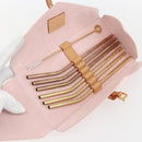 LOUIS VUITTON Monogram Etoui 6 Pailles Pouch Pink GI0621 LV Auth 167902SAM-11