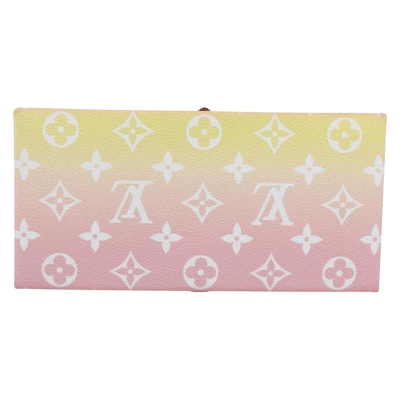 LOUIS VUITTON Monogram Etoui 6 Pailles Pouch Pink GI0621 LV Auth 167902SAM