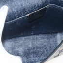 GUCCI GG Supreme Sherry Line Clutch Bag PVC Navy Gold 89 01 030 Auth 167905-9