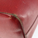 LOUIS VUITTON Epi Keepall 50 Boston Bag Red M42967 LV Auth 167906-17