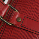 LOUIS VUITTON Epi Keepall 50 Boston Bag Red M42967 LV Auth 167906-18