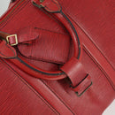 LOUIS VUITTON Epi Keepall 50 Boston Bag Red M42967 LV Auth 167906-20