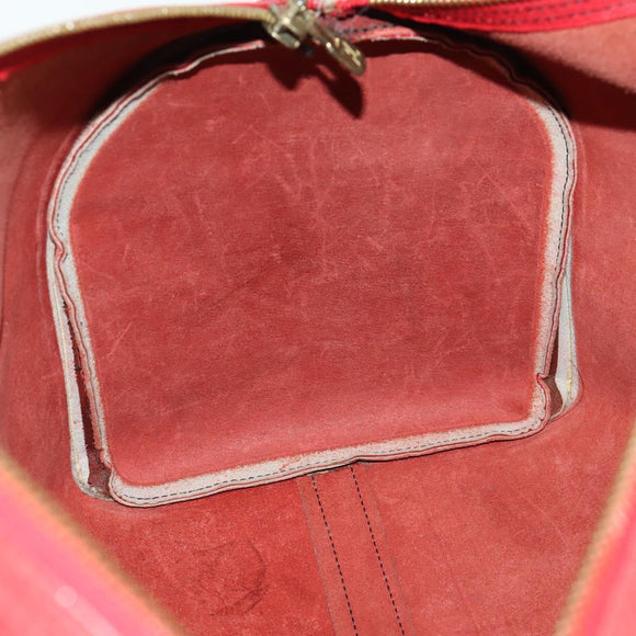 LOUIS VUITTON Epi Keepall 50 Boston Bag Red M42967 LV Auth 167906