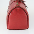 LOUIS VUITTON Epi Keepall 50 Boston Bag Red M42967 LV Auth 167906-4