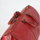 LOUIS VUITTON Epi Keepall 50 Boston Bag Red M42967 LV Auth 167906-7
