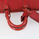 LOUIS VUITTON Epi Keepall 50 Boston Bag Red M42967 LV Auth 167906-8