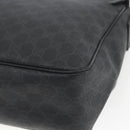 GUCCI GG Supreme Shoulder Bag PVC Black 169935 Auth 167909-13