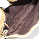 GUCCI GG Canvas Shoulder Bag Beige Gold 91762 Auth 167912-11
