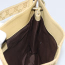 GUCCI GG Canvas Shoulder Bag Beige Gold 91762 Auth 167912-19