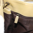 GUCCI GG Canvas Shoulder Bag Beige Gold 91762 Auth 167912-21