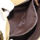 GUCCI GG Canvas Shoulder Bag Beige Gold 91762 Auth 167912-22