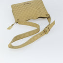 GUCCI GG Canvas Shoulder Bag Beige Gold 91762 Auth 167912-7