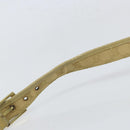 GUCCI GG Canvas Shoulder Bag Beige Gold 91762 Auth 167912-8
