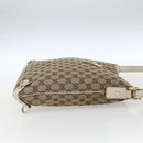 GUCCI GG Canvas Shoulder Bag Beige Gold 131326 Auth 167914-4