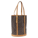 LOUIS VUITTON Monogram Bucket GM Shoulder Bag M42236 LV Auth 167916-1