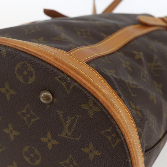 LOUIS VUITTON Monogram Bucket GM Shoulder Bag M42236 LV Auth 167916
